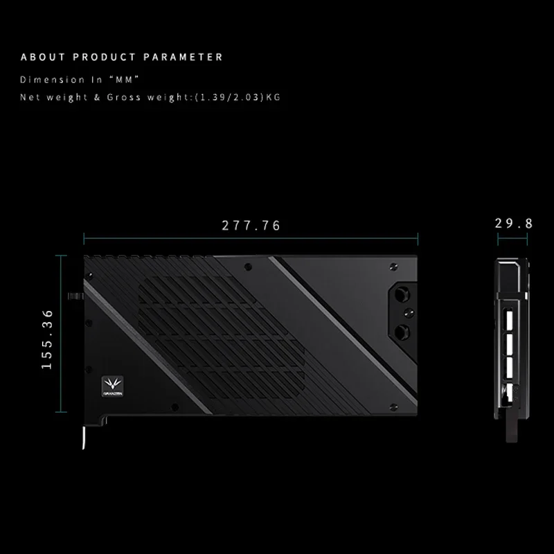 Granzon GPU bloque de agua par - Rtx 4090 Water Block Full Cover reseña y precio